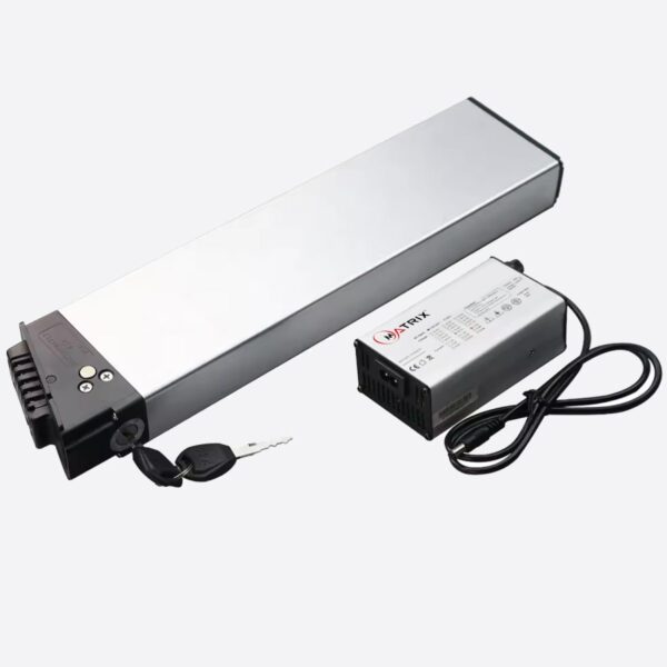 Matrix Lithium 36V10.4Ah NCM E-Bike Battery With Silver Fish Shell - 图片 4